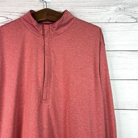 Matte Grey Mens Quarter Zip Pullover Sweatshirt Golf Outdoors Top Layer Size XL - Picture 4 of 10